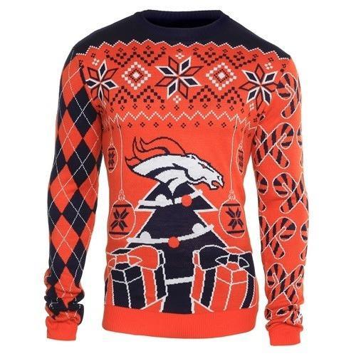 denver broncos ugly christmas sweater 1