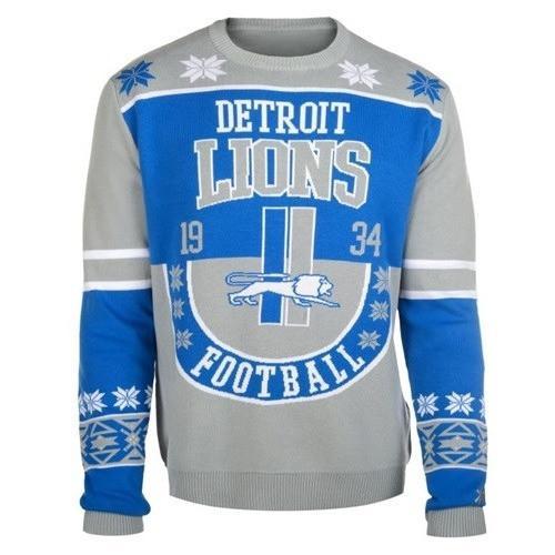 detroit lions football ugly christmas sweater 2