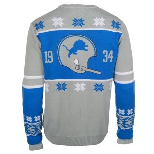 detroit lions football ugly christmas sweater 3