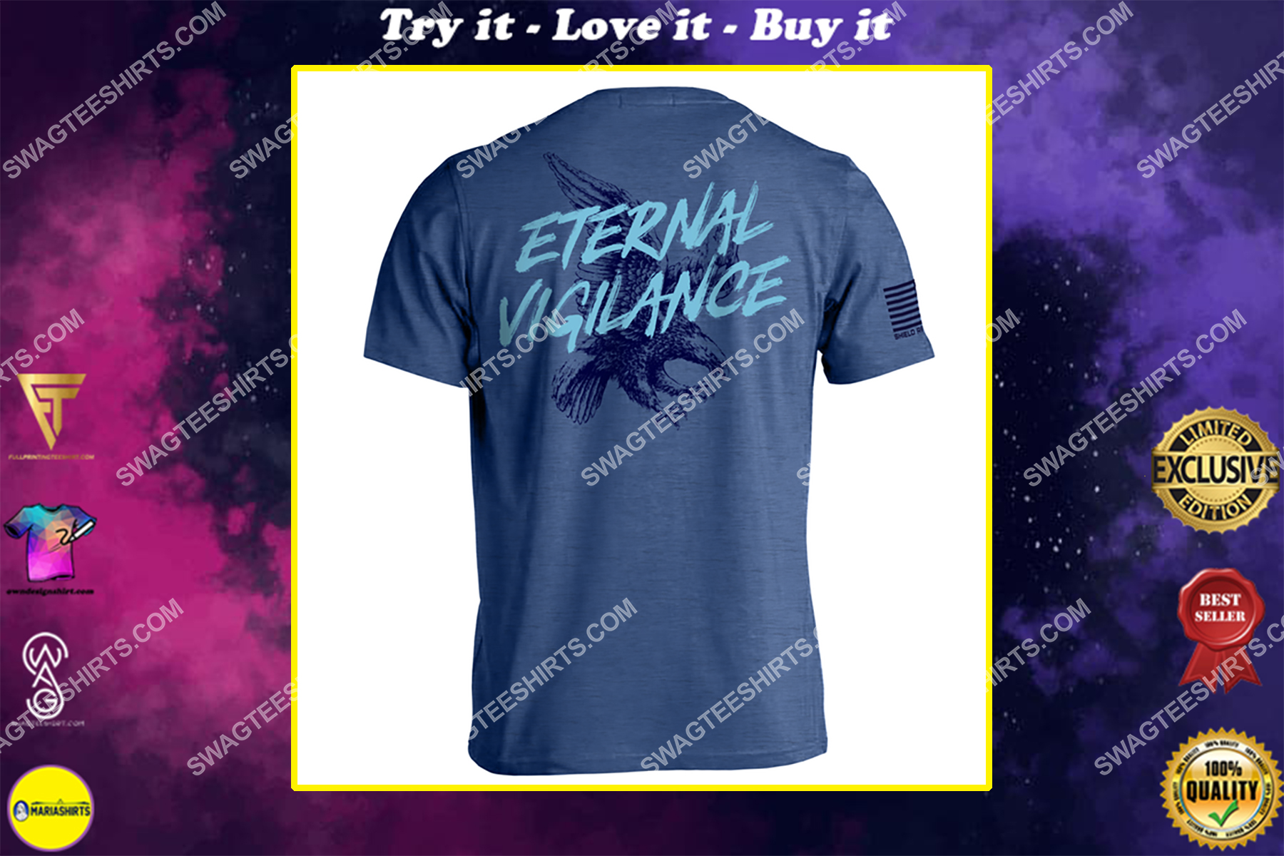 eternal vigilance is the price of liberty political shirt