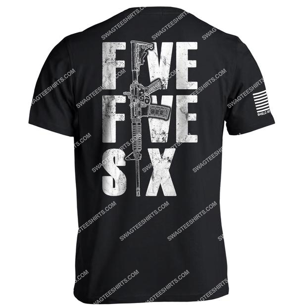 five five six gun control political full print shirt 1