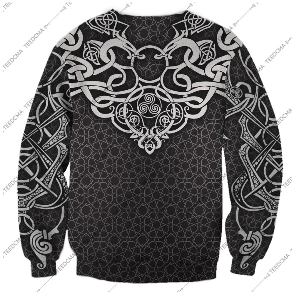 freya viking all over printed sweatshirt - back