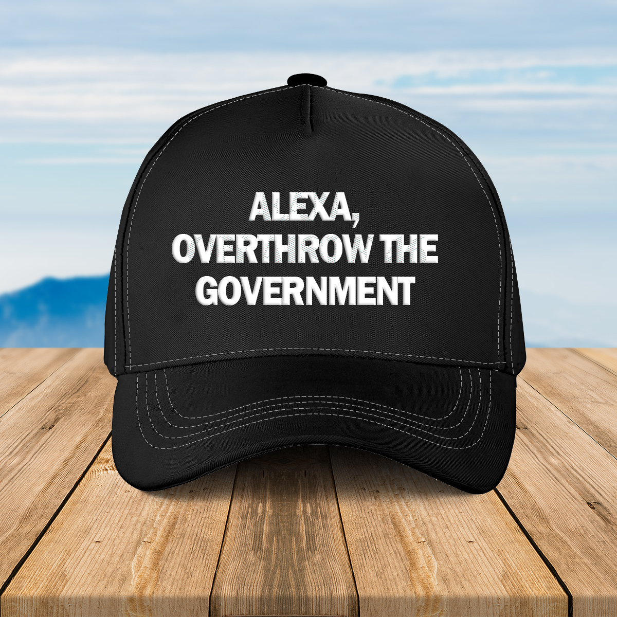 Alexa overthrow the government full print classic hat