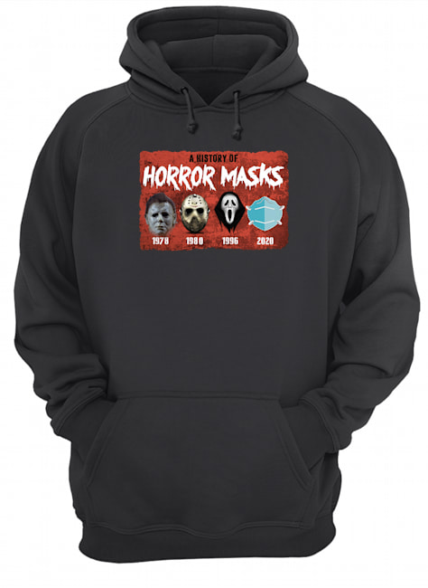 halloween a history of horror masks hoodie