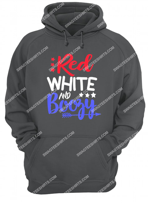 happy independence day red white and boozy hoodie 1