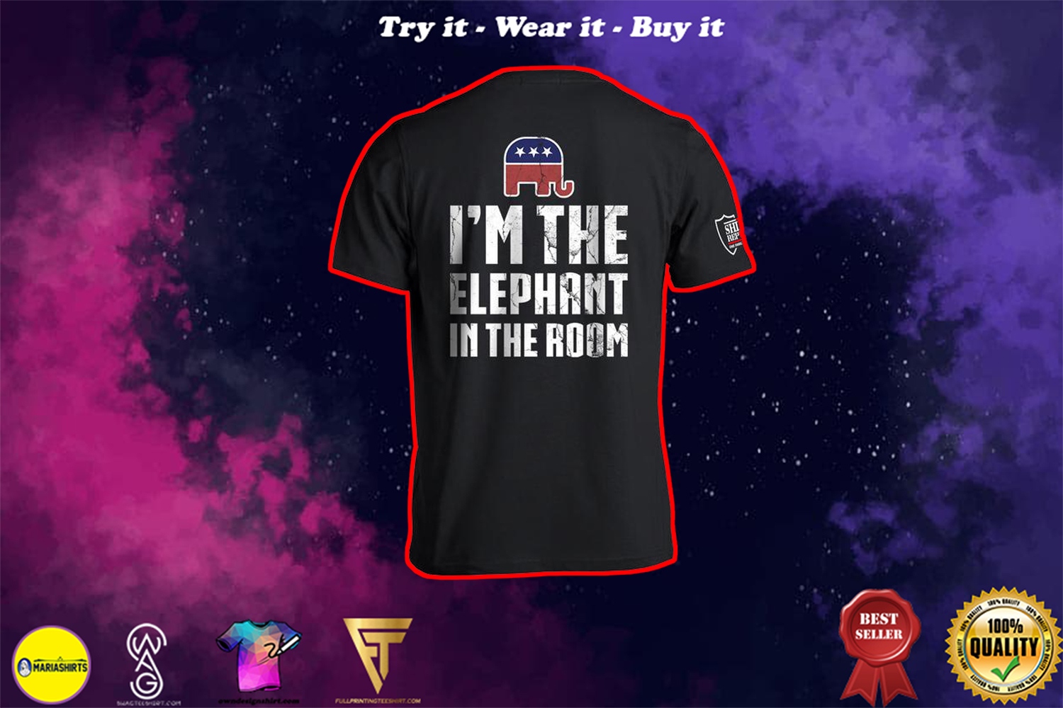i'm the elephant in the room republican shirt