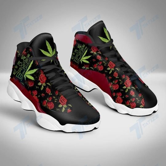 in a world full of rose be a weed all over printed air jordan 13 sneakers 4