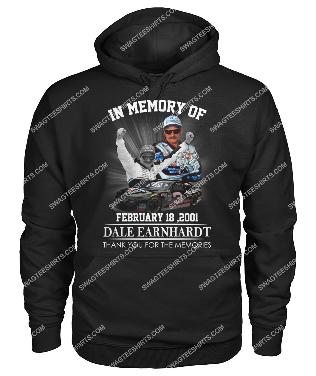 in memory of dale earnhardt thank you for memories hoodie 1