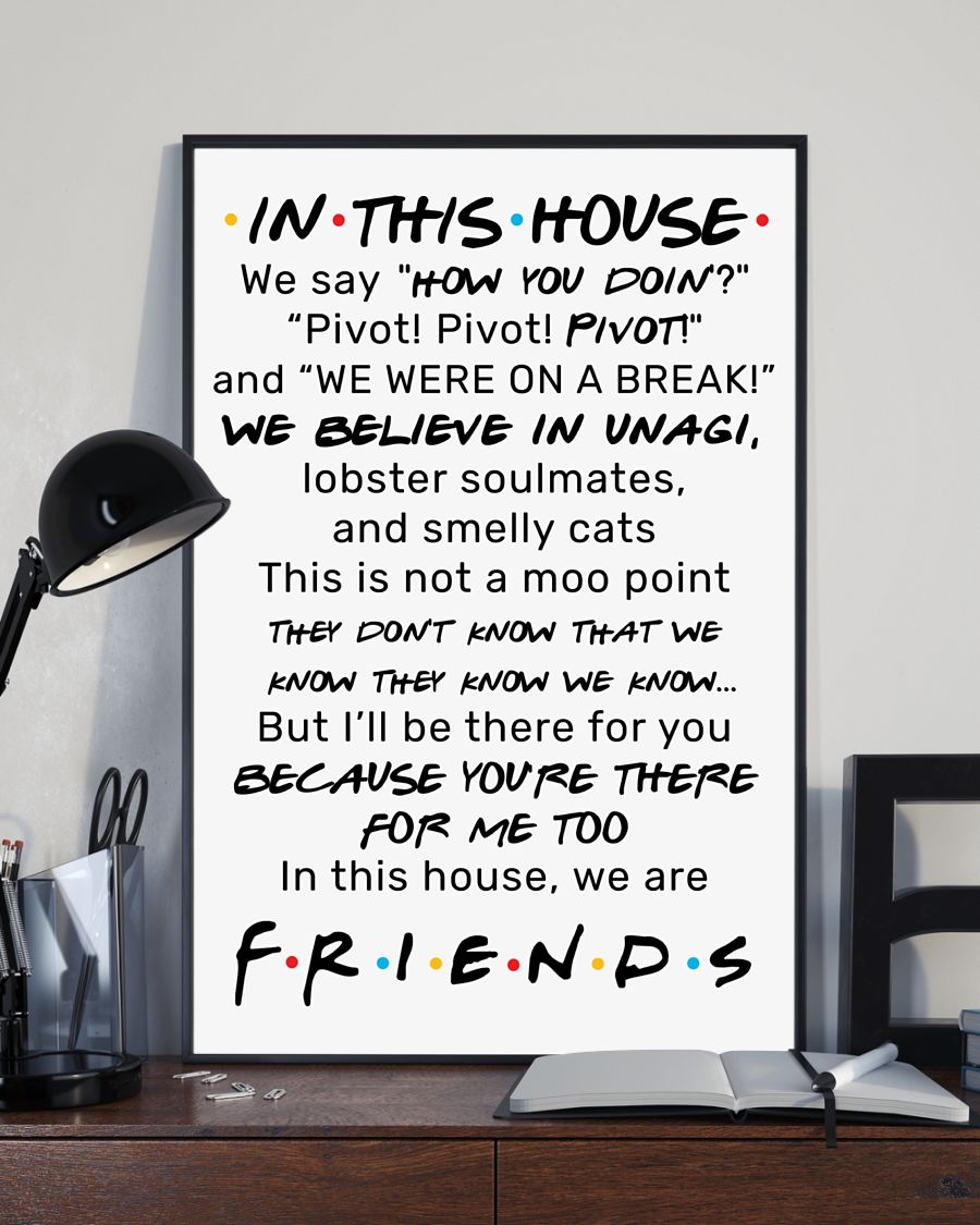 in this house we are friends poster 2