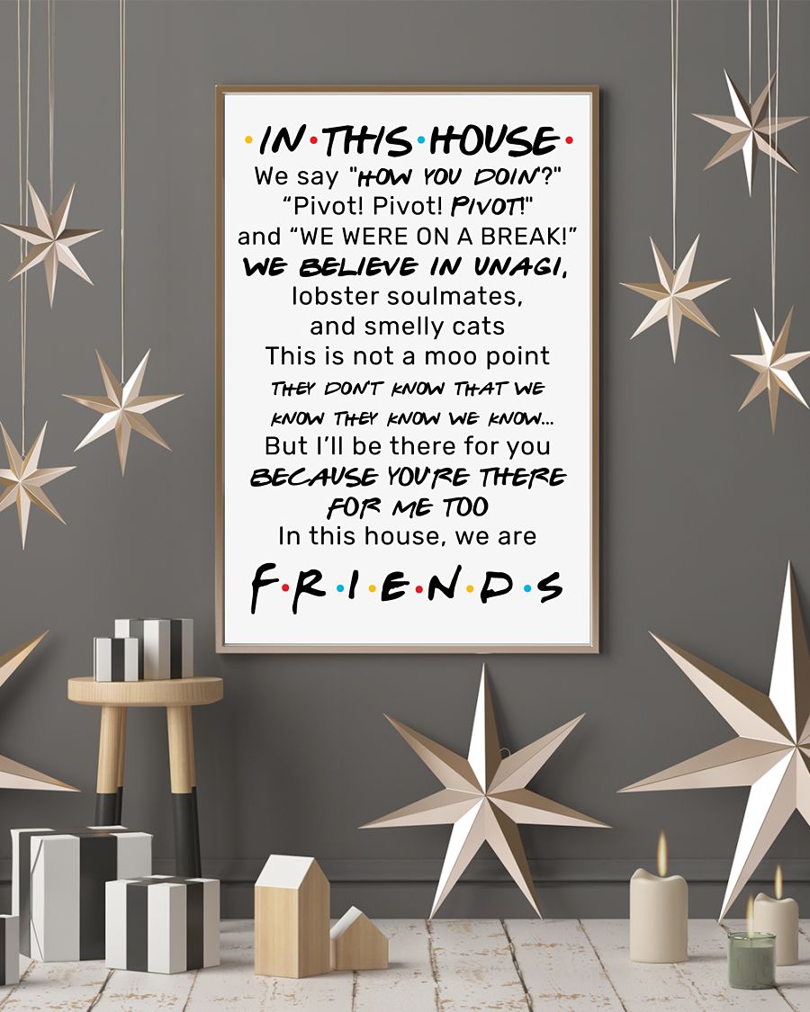 in this house we are friends poster 3