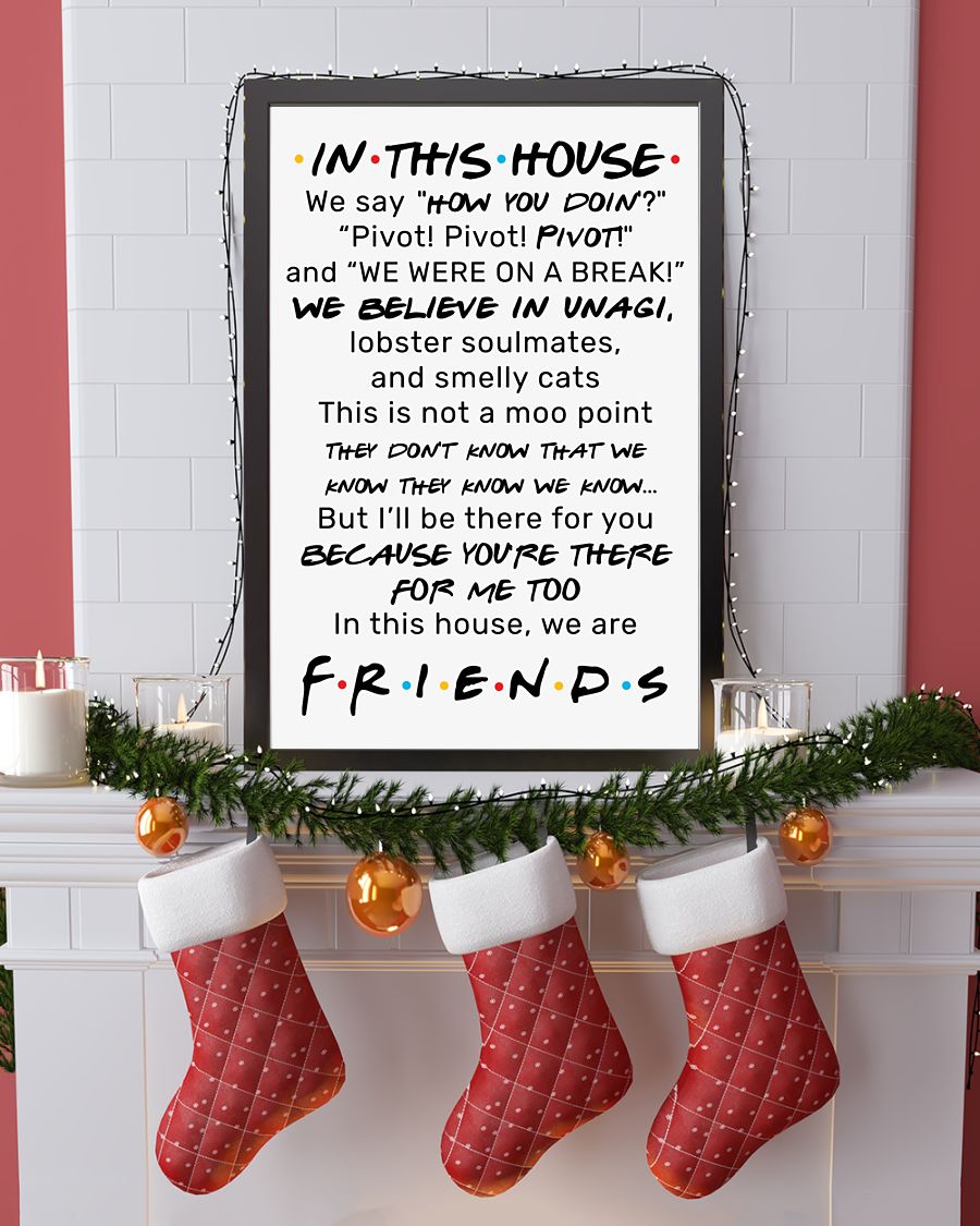 in this house we are friends poster 4