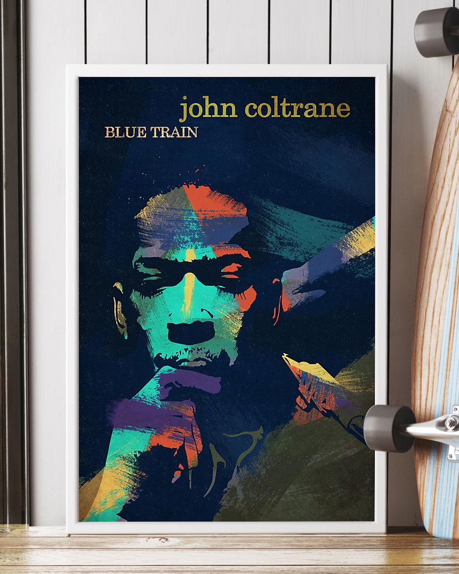 john coltrane blue train watercolor retro poster 4
