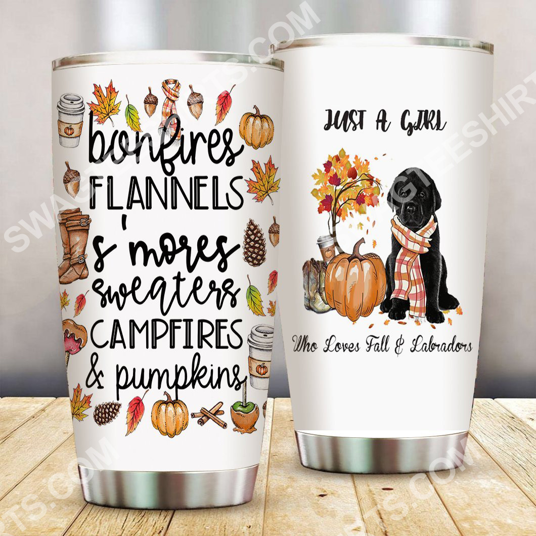 just a girl who loves fall and labradors all over printed stainless steel tumbler 2(1) - Copy