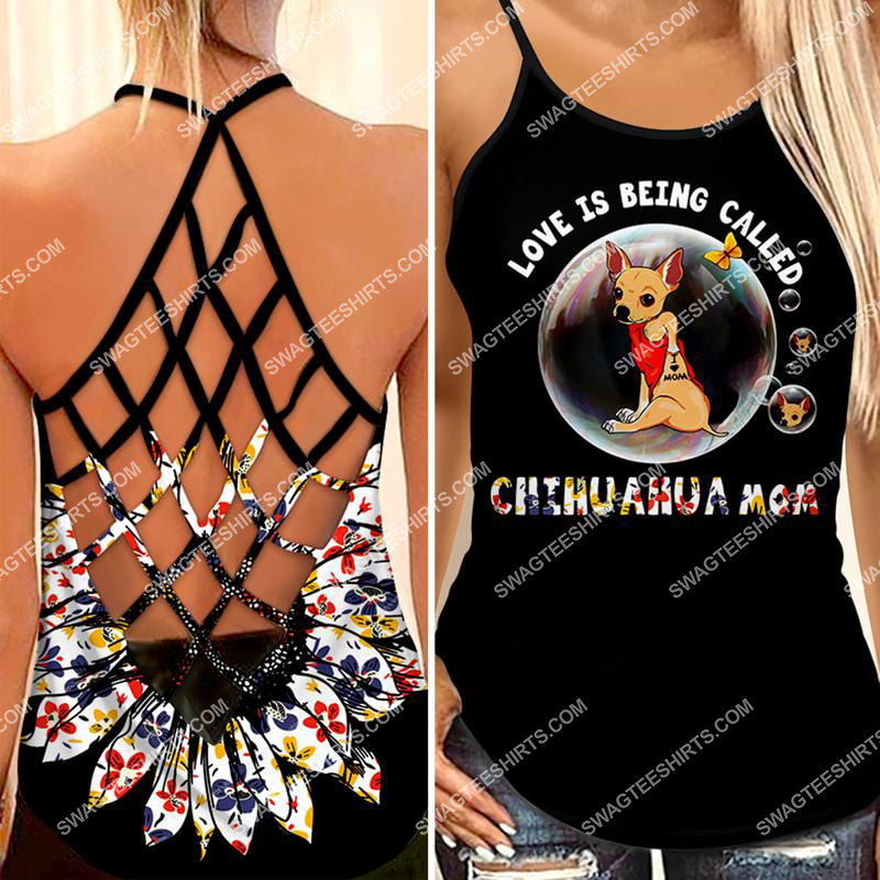 love being called chihuahua mom all over printed strappy back tank top 1 - Copy (2)