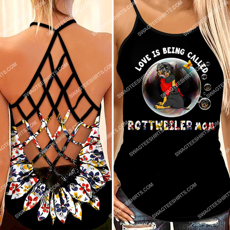 love being called rottweiler mom all over printed strappy back tank top 1 - Copy (2)