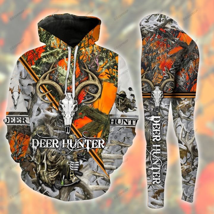 love hunting deer bow deer hunter all over printed shirt 2