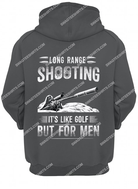 memorial day long range shooting it's like golf but for men hoodie 1