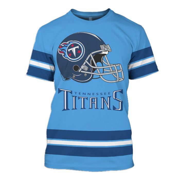 national football league tennessee titans full over printed tshirt