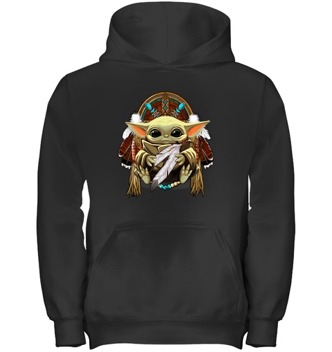 native american baby yoda hoodie