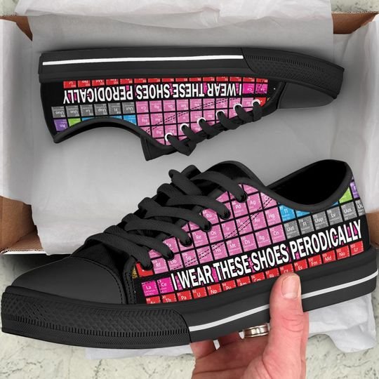 periodic table i wear these shoes periodically low top shoes 5