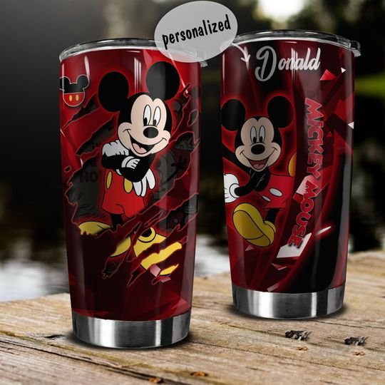 personalized name mickey mouse tumbler 1
