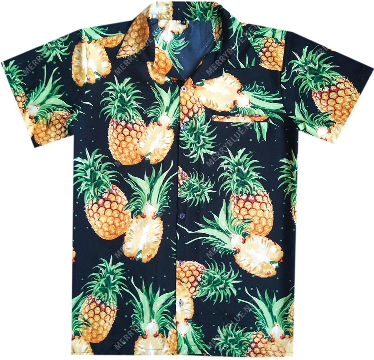 pineapple tropical all over printed hawaiian shirt 2