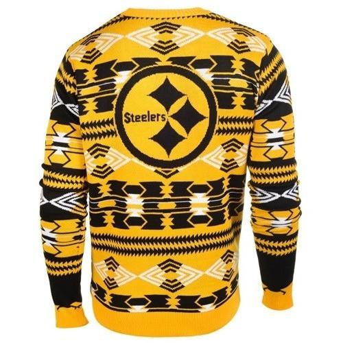 pittsburgh steelers aztec print ugly christmas sweater 3 - Copy