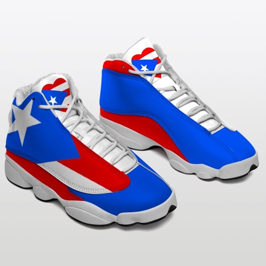 puerto rico flag all over printed air jordan 13 sneakers 4