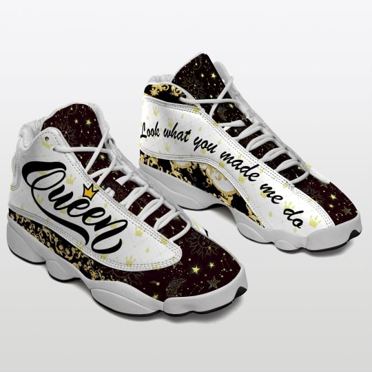 queen look what you made me do all over printed air jordan 13 sneakers 2