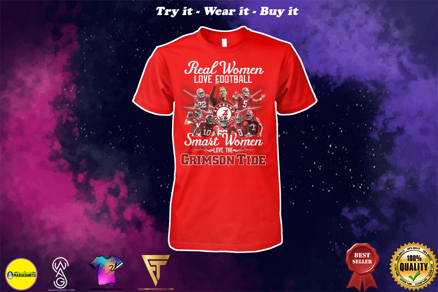 real women love football smart women love the alabama crimson tide football shirt