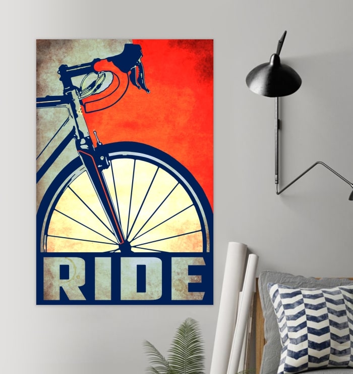 ride bicycle cycling vintage poster 2