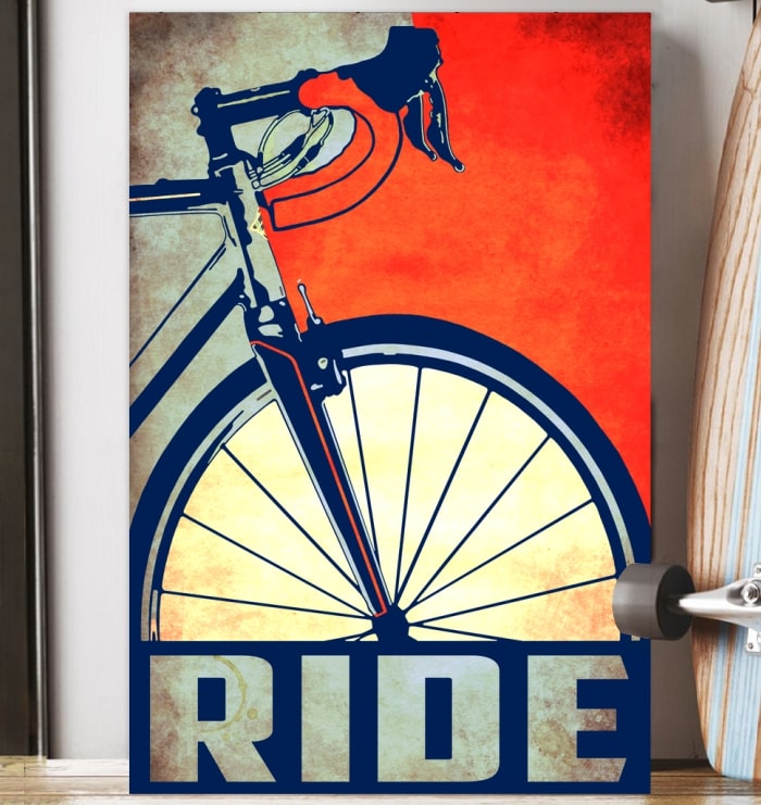 ride bicycle cycling vintage poster 3