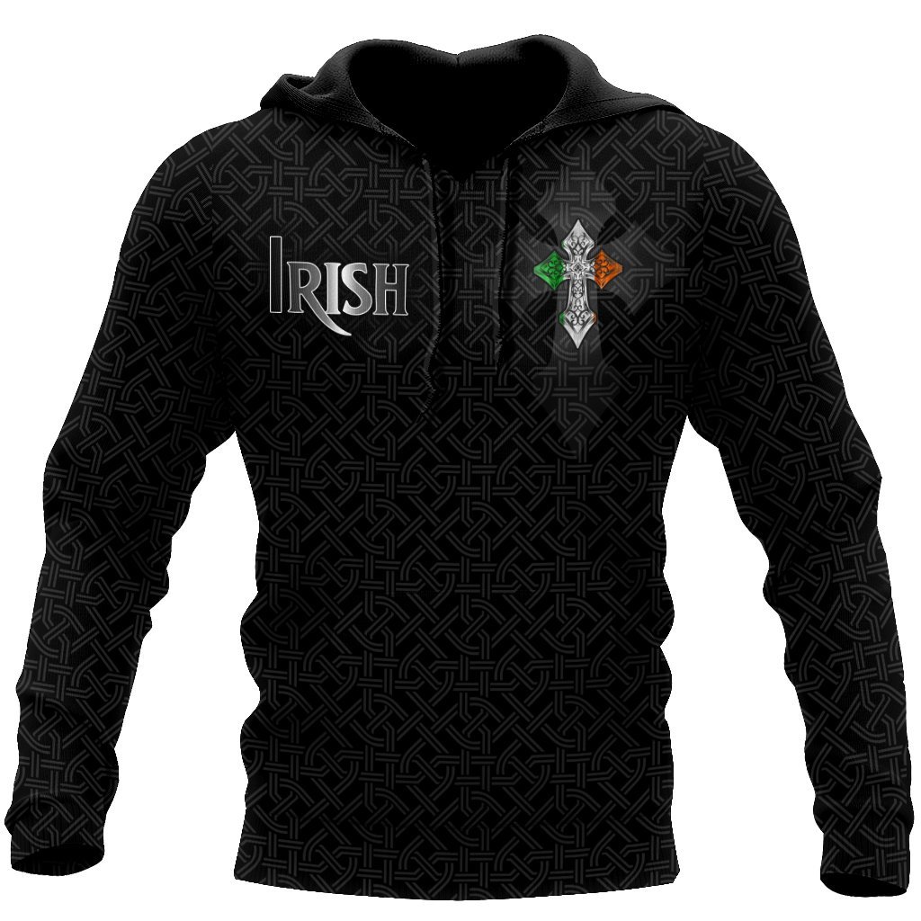 saint patricks day im irish not because i was born in ireland full printing hoodie