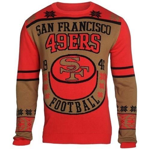 san francisco 49ers holiday ugly christmas sweater 2