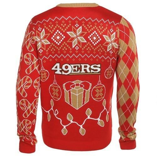san francisco 49ers national football league ugly christmas sweater 3