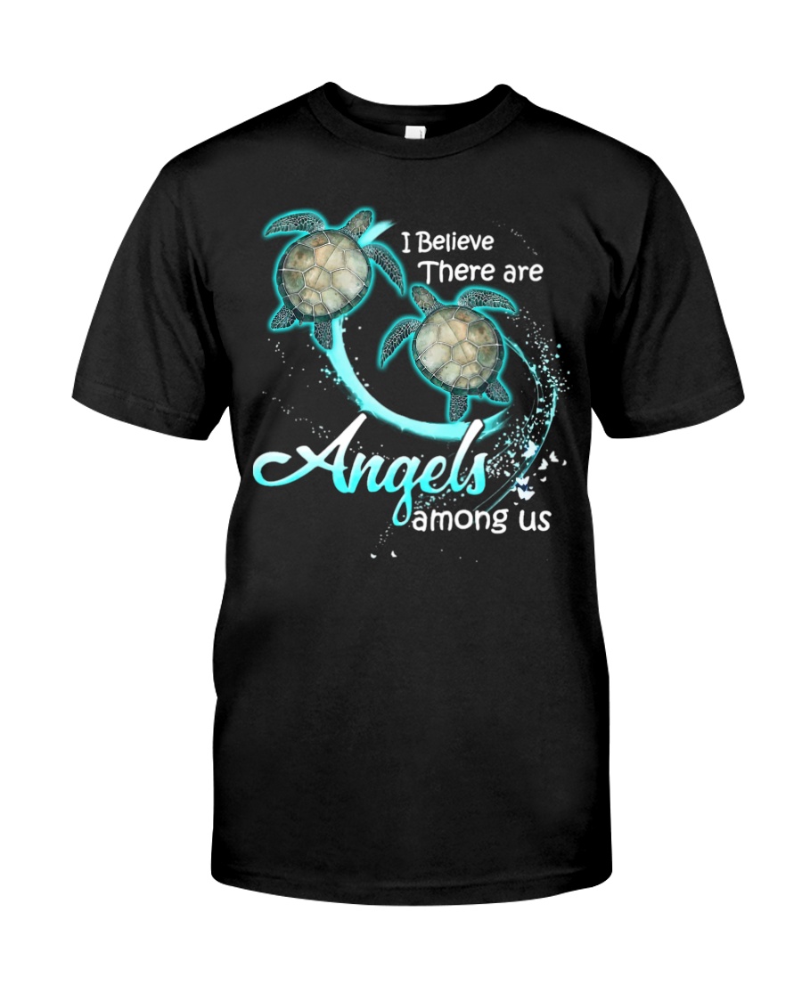 sea turtles i believe there are angles among us shirt 1