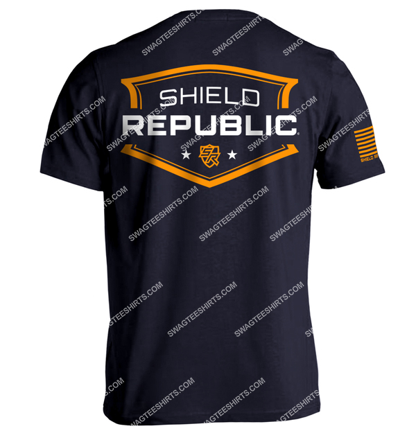 shield republic badge political full print shirt 3