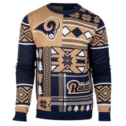 st louis rams patches ugly christmas sweater 2