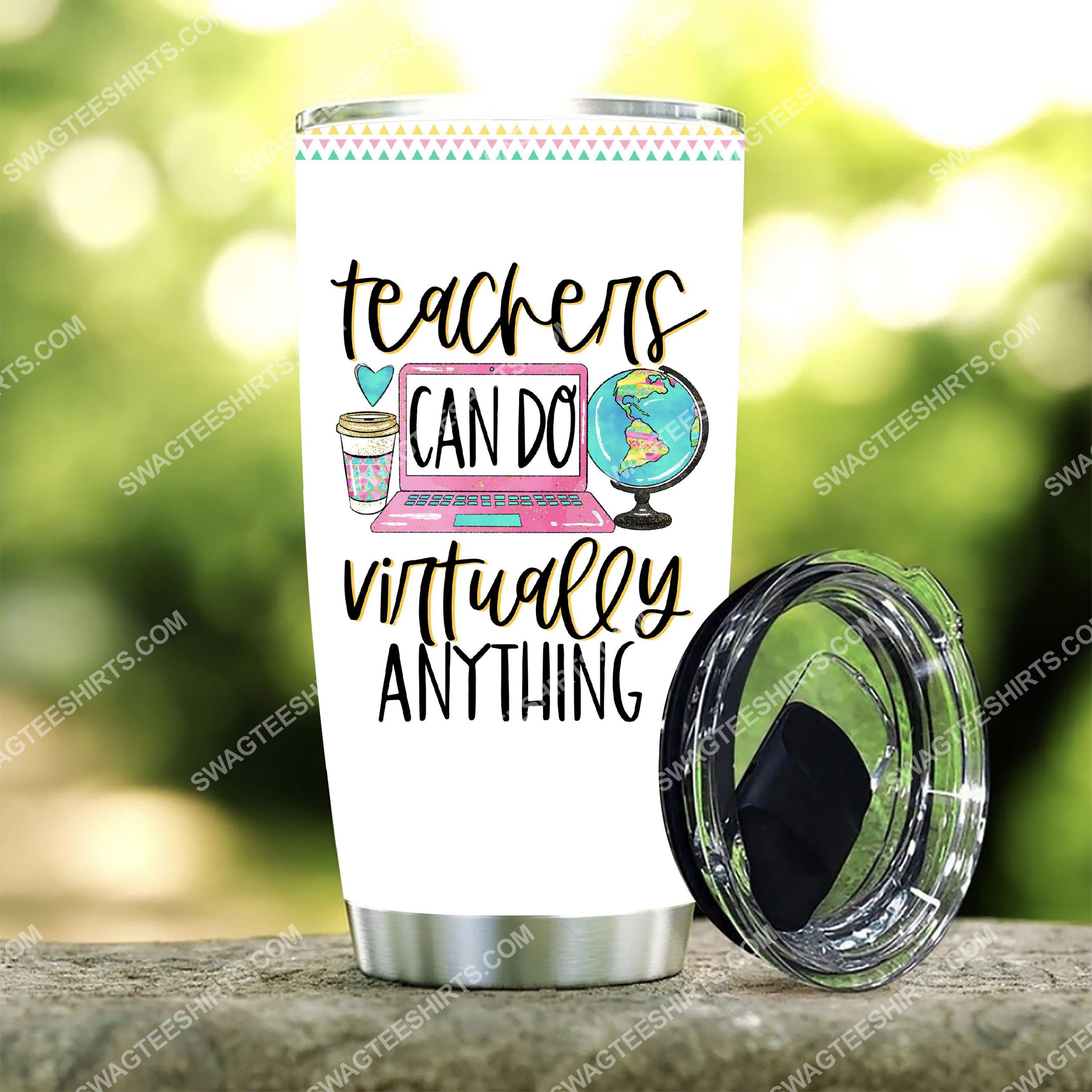 teachers can do virtually anything stainless steel tumbler 2(1) - Copy