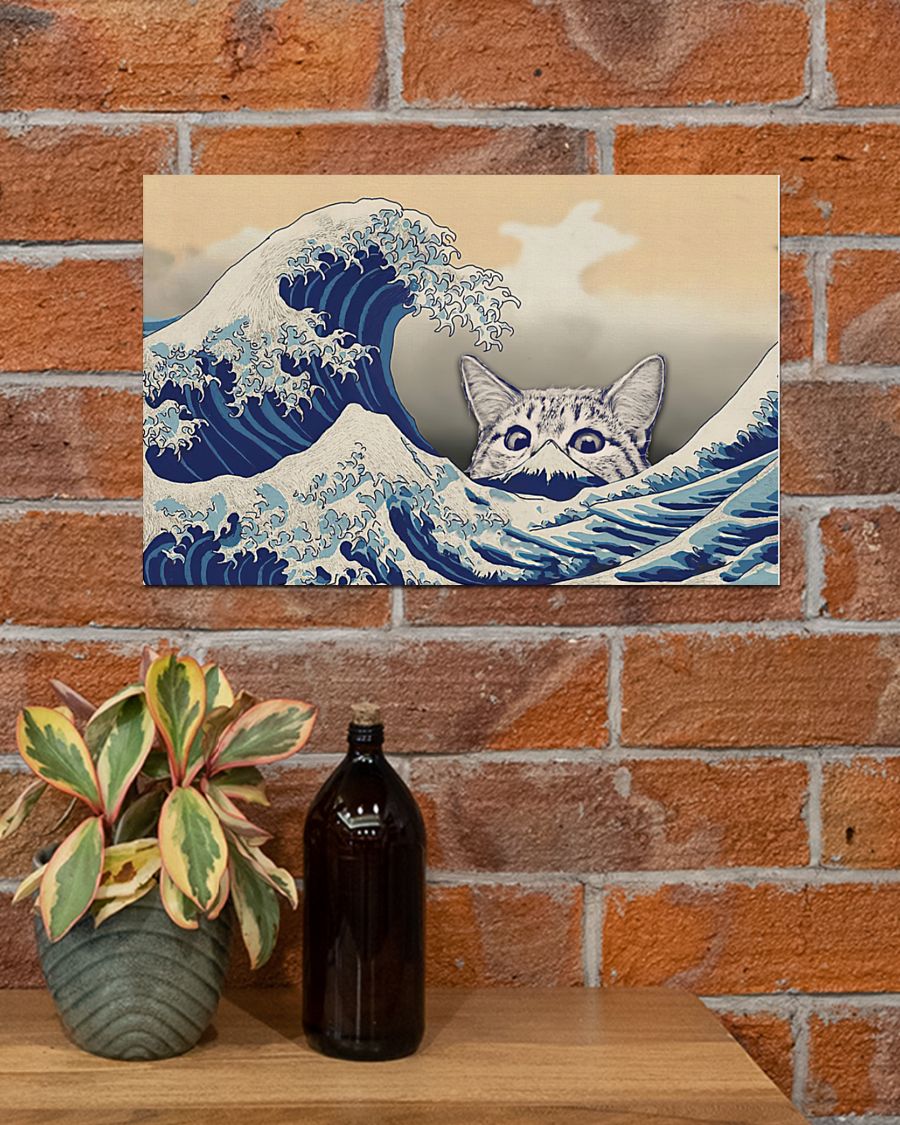 the great wave of cat poster 5