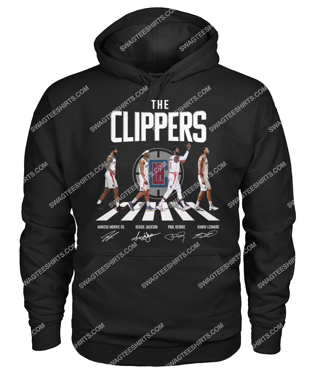 the los angeles clippers walking abbey road hoodie 1