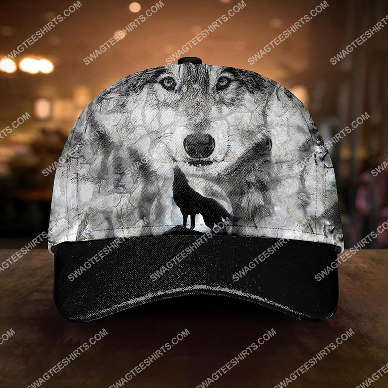 the soul of a wolf all over printed classic cap 3 - Copy (2)