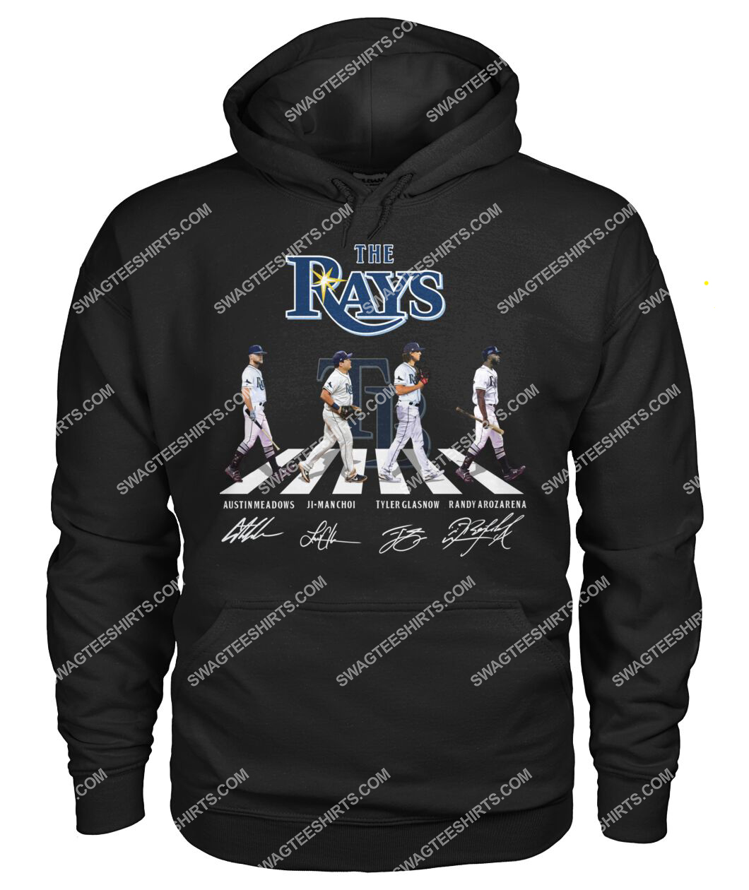 the tampa bay rays walking abbey road hoodie 1