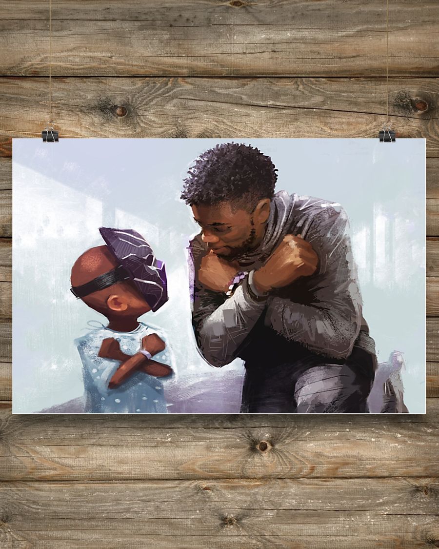 true warrious black panther watercolor poster 2