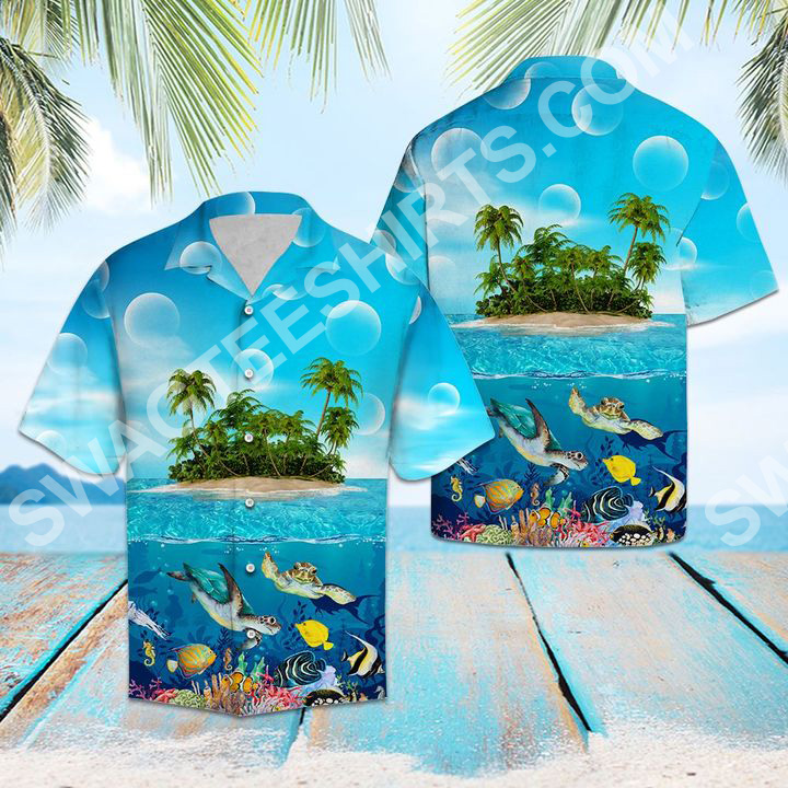 turtle island all over printed hawaiian shirt 2(1) - Copy