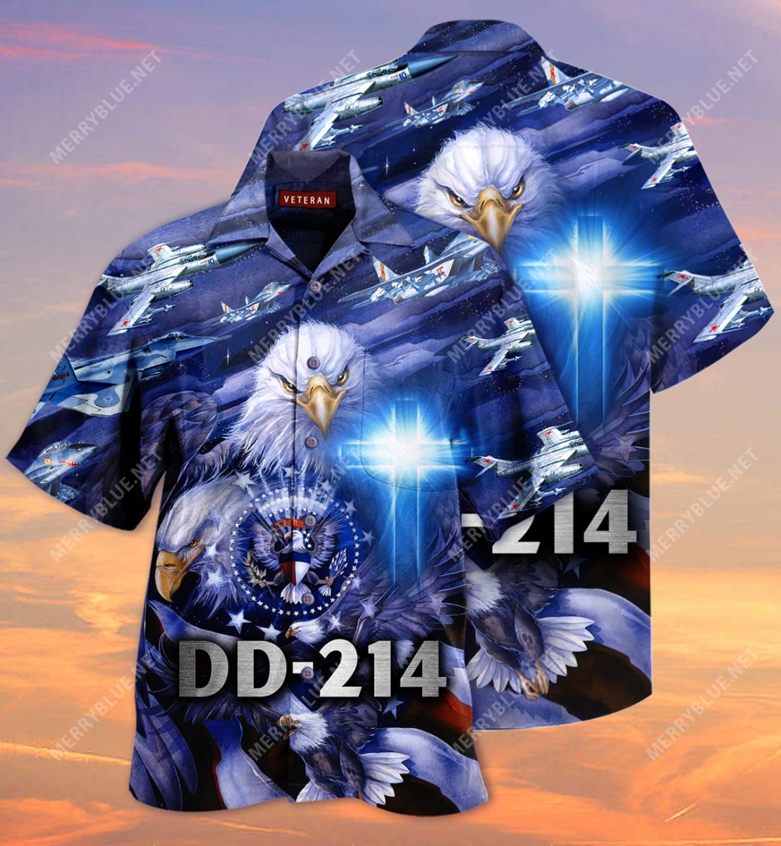 united state veteran on the sky all over printed hawaiian shirt 2