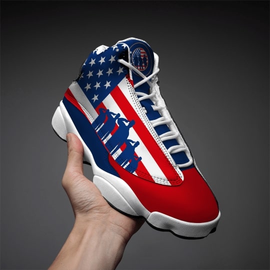 veterans day american flag all over printed air jordan 13 sneakers 3