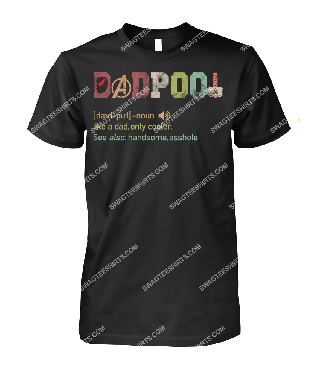 vintage dadpool deadpool fathers day tshirt 1