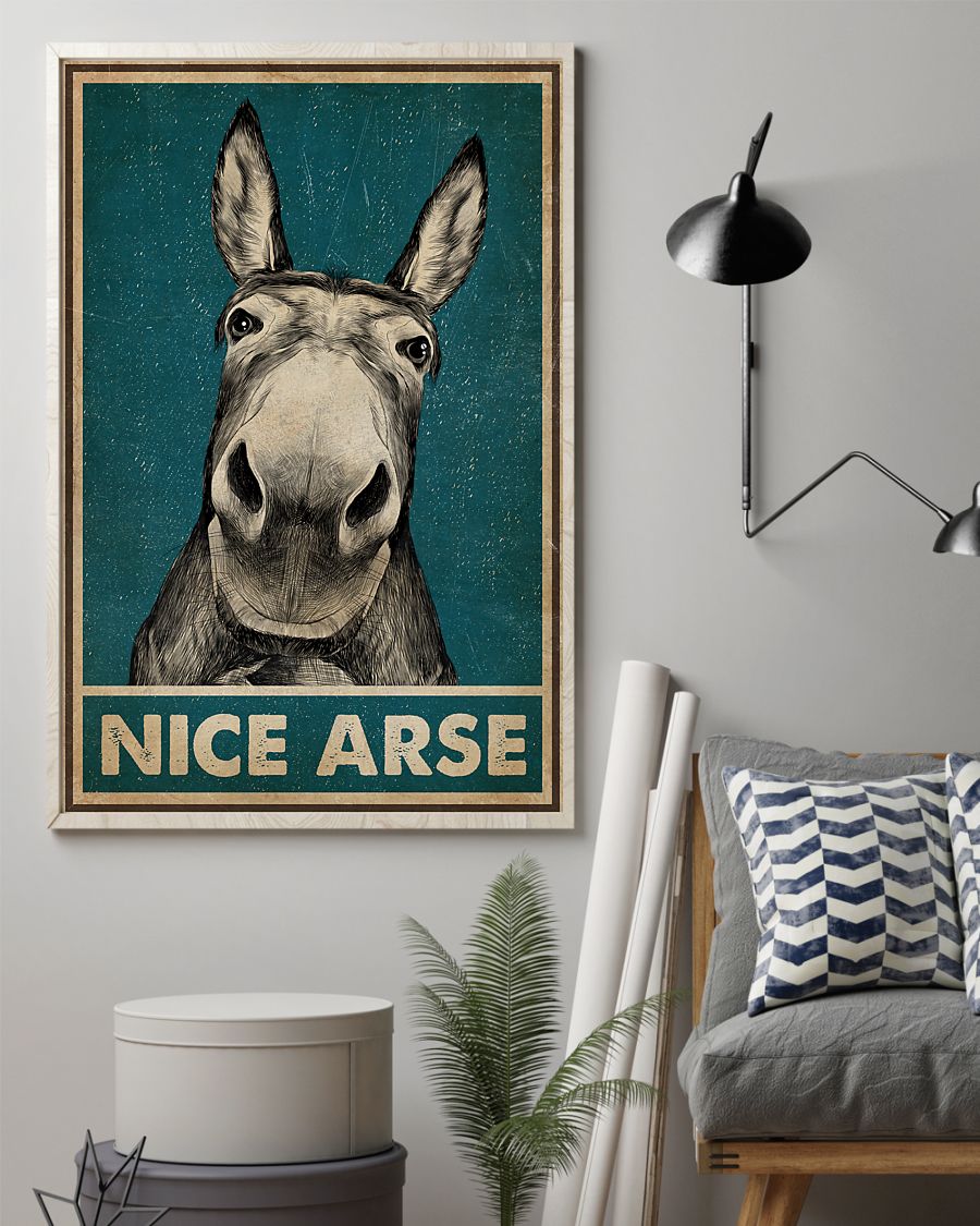 vintage donkey nice arse poster 3