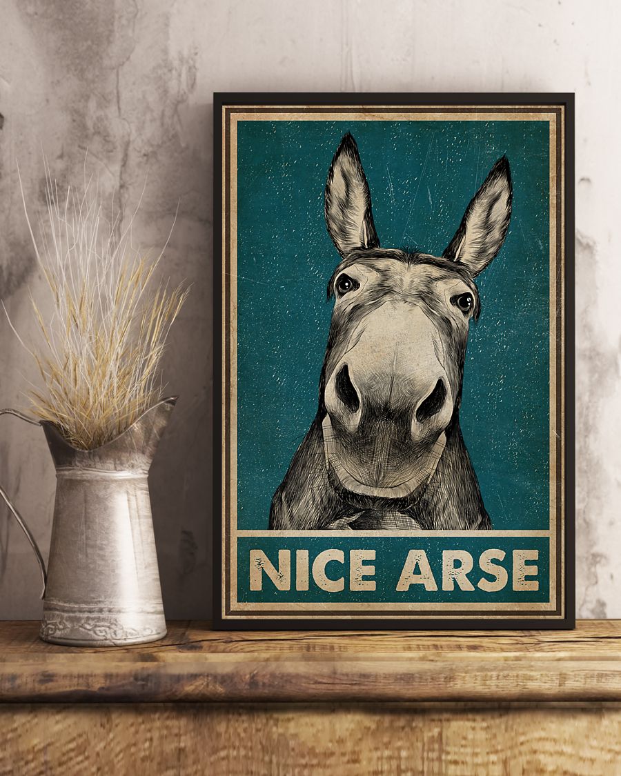 vintage donkey nice arse poster 5